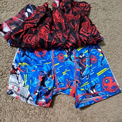 Marvel Spider-man Miles Morales Boys Athletic Boxer Briefs 4-pack Size L(10/12)# - Picture 4 of 7