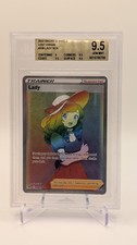 Pokémon TCG Lady 208/196 Lost Origin Holo Rainbow Secret Rare Card Bracket 9.5 on eBay