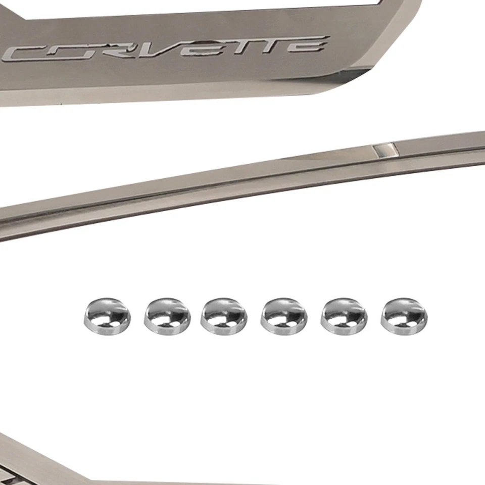 Juego de 13 piezas de molduras interiores con licencia GM para Corvette C7 2014-19 convertible solamente Foto 2 de 4