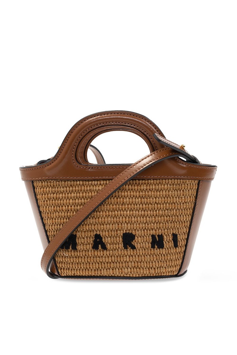 MARNI Tropicalia Micro Brown Top Handle Bag New And Authentic | eBay