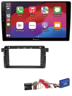 Pioneer USB 9 Zoll CAN-Bus DAB Bluetooth Autoradio für BMW 3er E46 2002-2007 sch - Bild 1 von 4