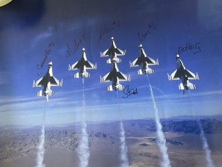 USAF Thunderbirds Signed Photo