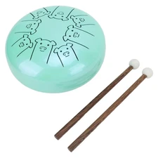 Chakra Tank Drum With Animal Pattern For Meditation Yoga