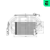 ERA Kondensator Klimaanlage 667328 FüR Nissan Qashqai 1 J10 NJ10 VAN JJ10E Dci