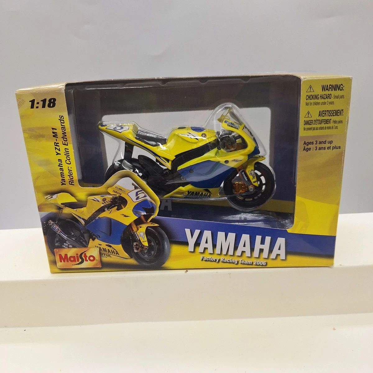 Maisto Yamaha YZR-M1 Contemporary Manufacture Diecast Motorcycles
