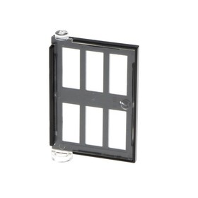 1x Lego Door Panel 1x4x5 Right Black Transparent Disc 4886 4255318 73312