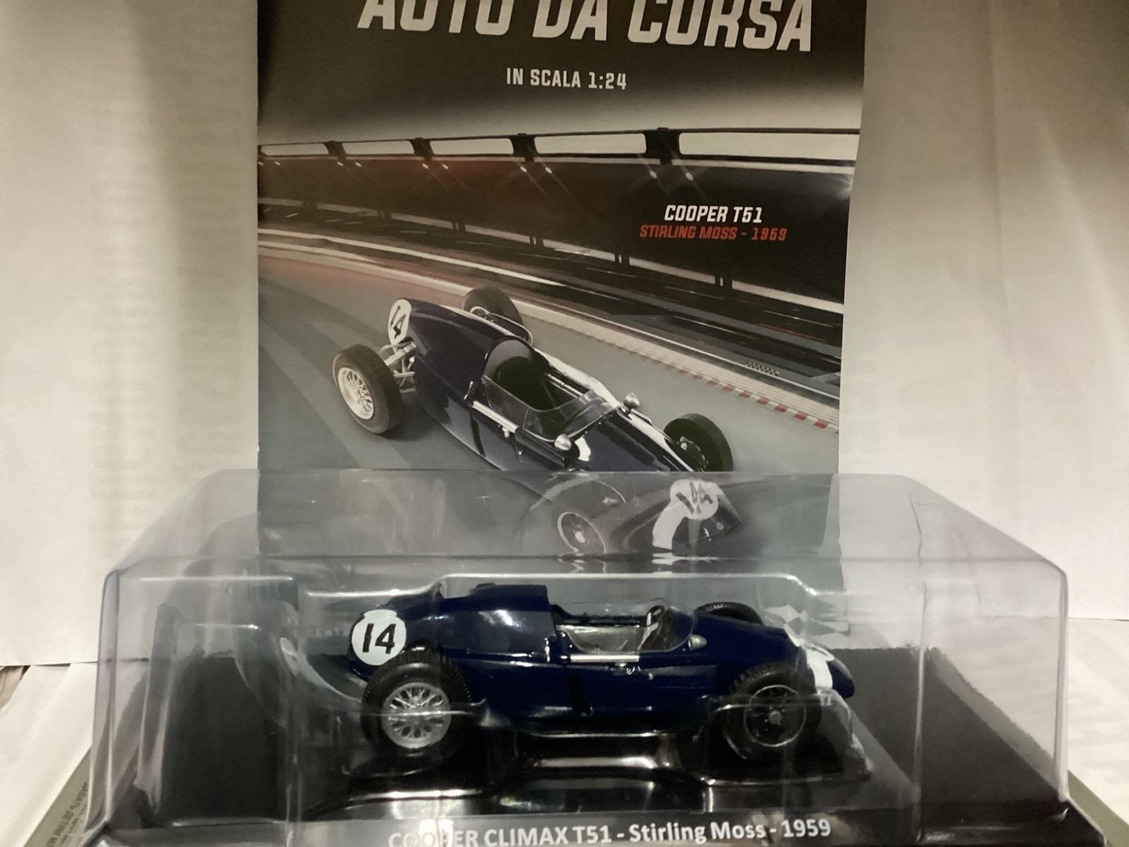 F1, Cooper Climax T51 Stirling Moss 1959 1/24 Die Cast New Sealed