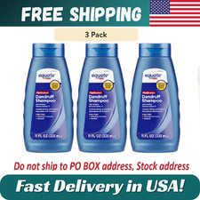  3 PACK Equate Medicated Dandruff Shampoo with Selenium Sulfide 1 , 11 fl oz US