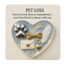 Pet Loss Hug Pocket Animal Keepsake Portable Dog Memorial Card For Pet