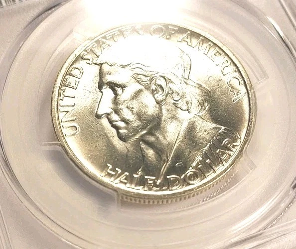 1937 PCGS MS64 CAC Boone Commemorative Half Dollar 50c - Blast White - Image 2 of 4