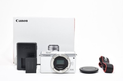 Canon EOS M100 24.2MP Mirrorless Digital Camera White Body Only [Exc+++] #A