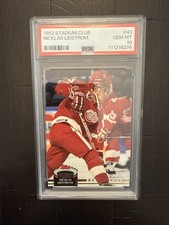 1992 Topps Stadium Club Nicklas Lidstrom #43- PSA 10