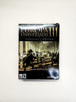 Europa Universalis III Collector's Edition (PC, 2007) Complete