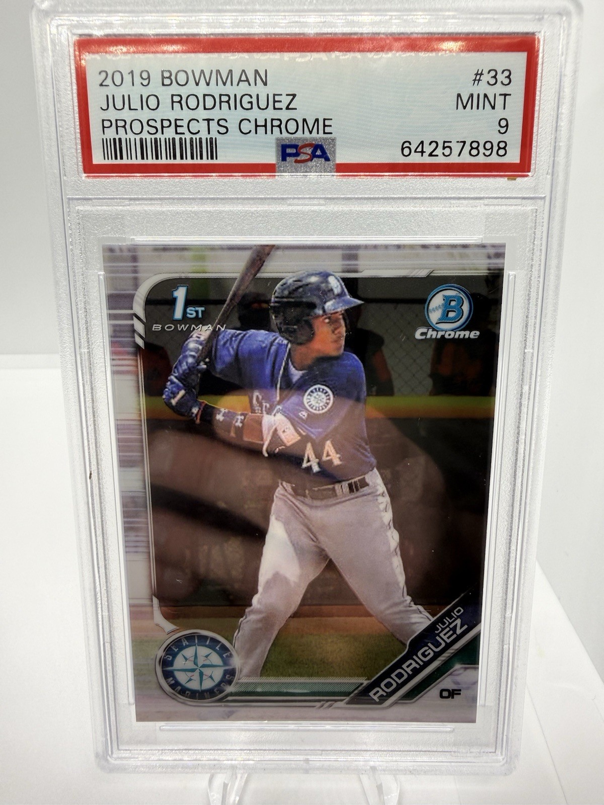 2019 Bowman - Chrome Prospects Julio Rodriguez #BCP-33 (RC)