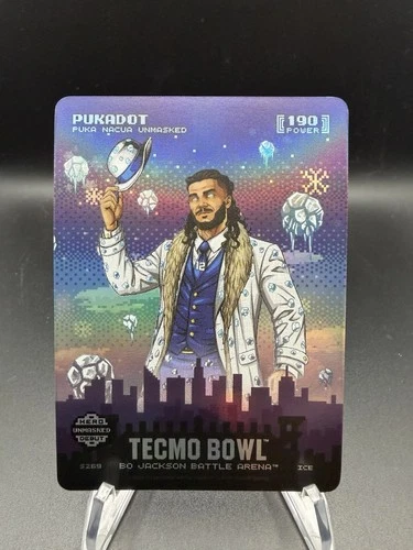 Bo Jackson Battle Arena Tecmo Bowl S269 Pukadot Skyline ICE ❄ Puka Nacua PWR 190