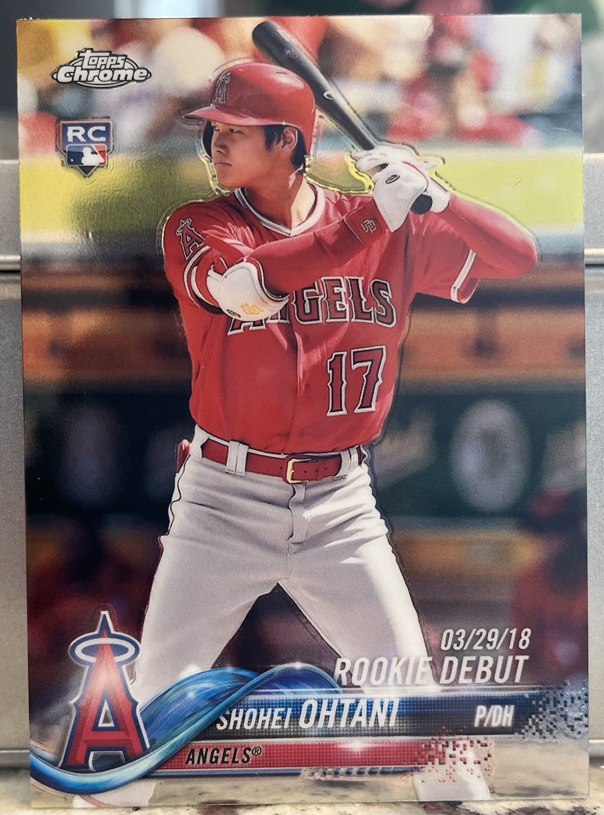 2018 Shohei Ohtani Rookie Debut RC #HMT32 Topps Chrome Update