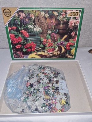 100 % komplettes 500-teiliges Stillleben de Luxe Puzzle 34,5 x 48,5 cm grüne Finger