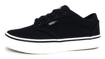 Vans Atwood Kinderschuhe Burschen Halbschuhe Schnürer Sneaker Schwarz Freizeit