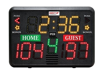 Multisport Indoor Tabletop Scoreboard- Used for Basketball, Volleyball, Wrest...