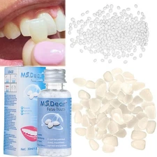 Tooth Repair Kit,Temporary Fake Teeth for Filling The Missing Broken Tooth Gaps