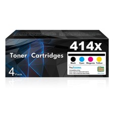 414X High-yield Toner Cartridge Set 4-Color Black Cyan Magenta Yellow