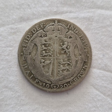 1920 King George V Circulated Half-Crown Coin