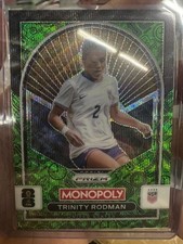 Trinity Rodman 2026 Monopoly FIFA World Cup Prizm Gold Green USWNT #94