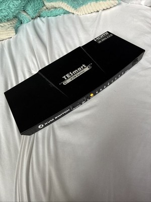 TESmart 4 Port HDMI KVM Switch, Support 4K@30Hz