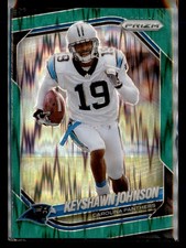 2025 Panini Prizm #264 Keyshawn Johnson Green Flash