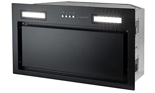 Turbionaire Amira 50 Black TAM50B Cappa Aspirante Integrata 52 cm, Motore (T1O)