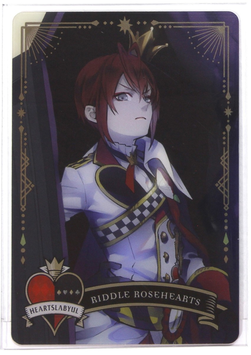 Disney Twisted Wonderland Metal Card P2-15 Riddle Rosehearts