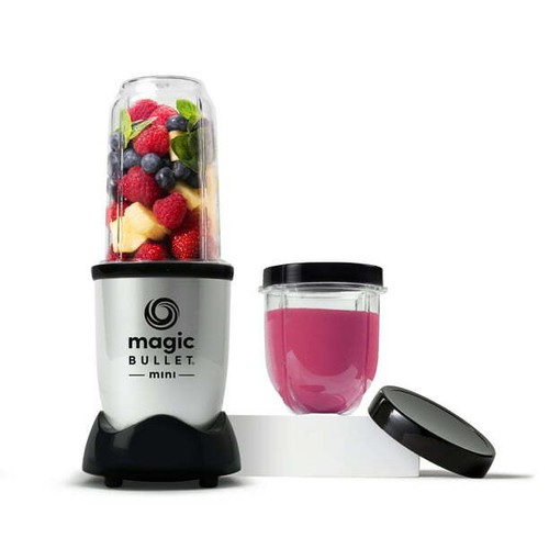 Magic Bullet Mini 14 oz. Compact Personal Blender SilverBlack
