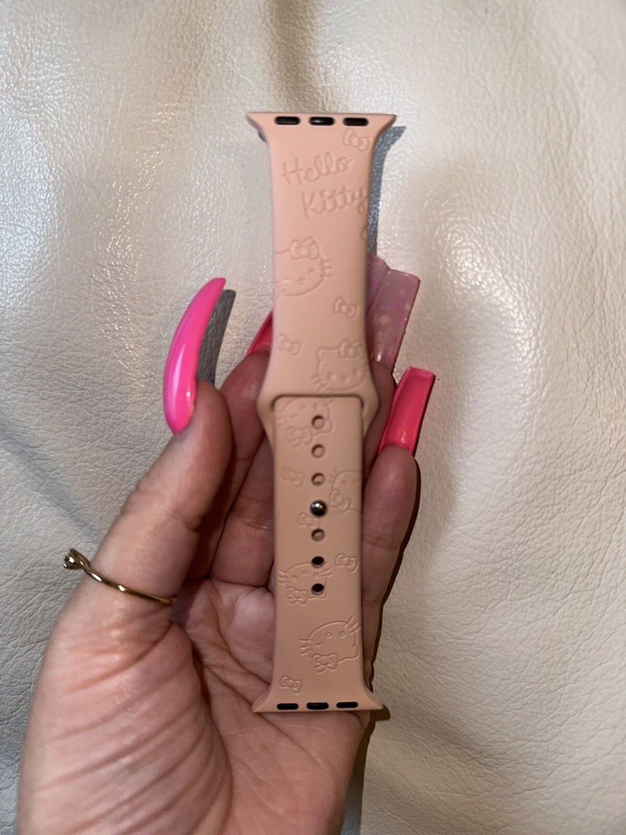 Hello Kitty Apple Watch Band (Sizes: 42mm, 44mm, 45mm)