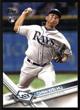 2017 Topps Update Chih-Wei Hu  Rookie  #US198 Tampa Bay Rays