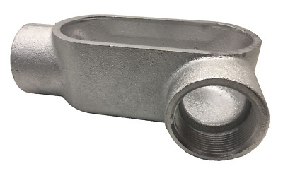 LL7G7 TOPAZ MALLEABLE IRON CONDUIT BODY 2.5 INCH HUBS TYPE LL FORM 7