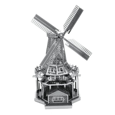 Metal Earth Windmill 3D Laser Cut Model Kit DIY Hobby Building Puzzle Craft