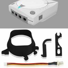3D Print Mount Mod Kit w/ Latch & Cable Adapter for SEGA Dreamcast Noctua 5V Fan