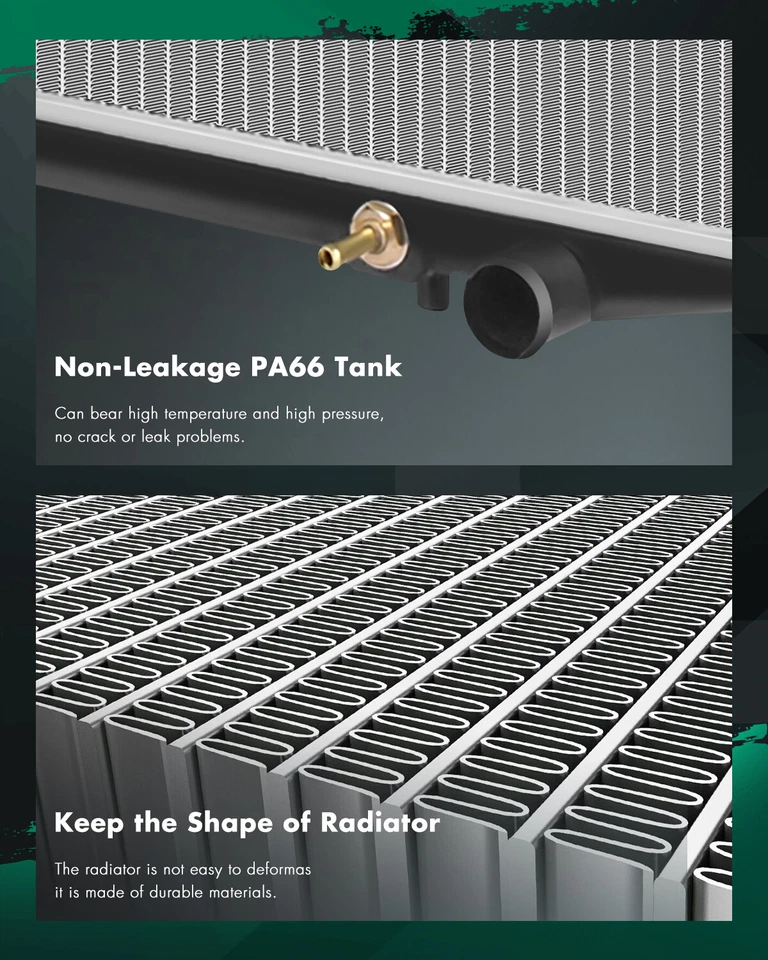 Nuevo radiador de aluminio compatible con 314 para camioneta Nissan 96-97 1995 86-94 D21 2,4 L 3,0 L Foto 4 de 4