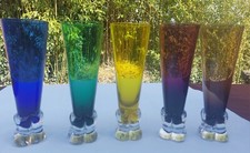 Nason & Murano Moretti     5 Flûtes Champagne Cristal - Venezia