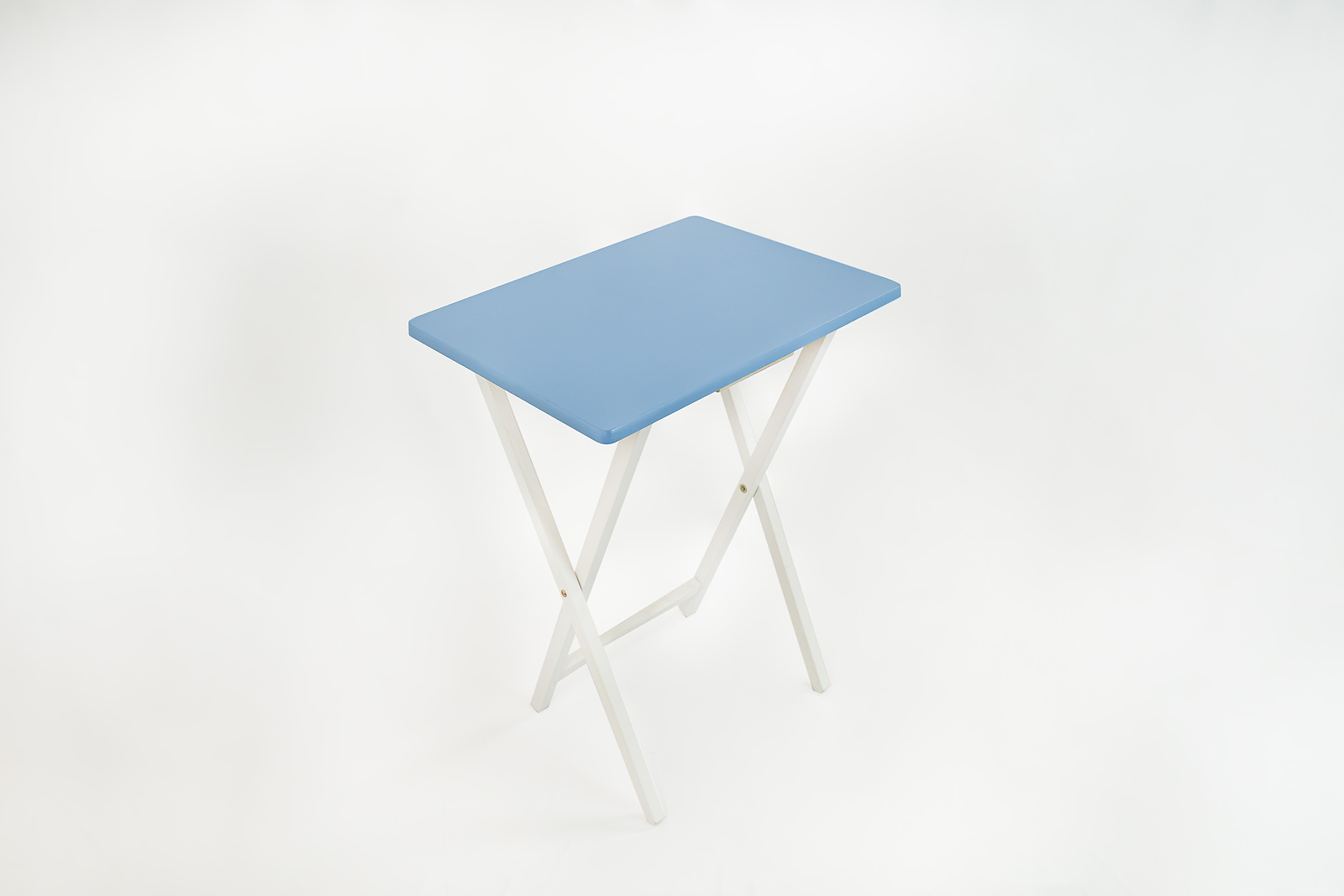 Foldable Rubberwood TV Tray Table for Laptop Dining or Seaside Indoor Use