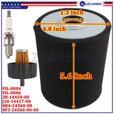 Air Pre Filter Spark Plug Kit Fits Yamaha G2 Golf Cart 1985-1991 J10-14417-00