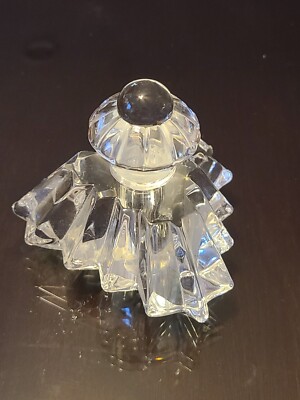 Vintage Marilyn Miglin Crystal Perfume Bottle. Dabber broke off. 