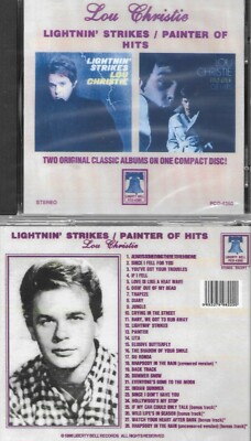 LOU CHRISTIE-LIGHTNIN' STRIKES/PAINTER OF HITS-2 MGM LPS ON 1 CD-NEW SEALED CD