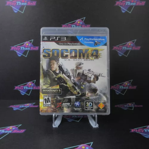 Refurbished SOCOM 4 US Navy Seals PS3 PlayStation 3 Complete - Excellent Cond