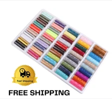 39 Spools Sewing Thread Polyester Assorted Colors 165 yards each Wholesale Lot