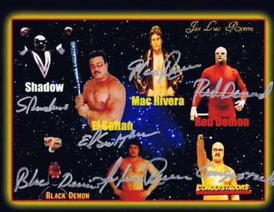 Jose Luis Rivera Signed Autographed 8x10 Photo WWE 7 Diff Sigs LIMITED!! - w/COA