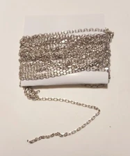 Sparkling Sterling Silver Cable Chain, 1.5mm x 30 in. 