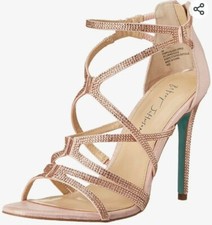 Betsey Johnson Women's Sb-Aimee Heeled Sandal, size 8