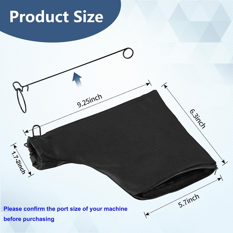 Miter Saw Dust Bag for 255, Universal 2 Pack Dust Collection Bags with