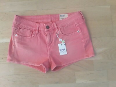 G-Star Shorts Hotpants gogo orange lachs Größe 27 NEU